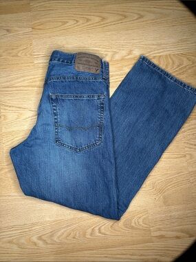 American Eagle Outfitters Men's Classic Bootcut Denim Jeans - Medium Blue 32x30
